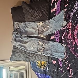 Free People Distressed Jeans